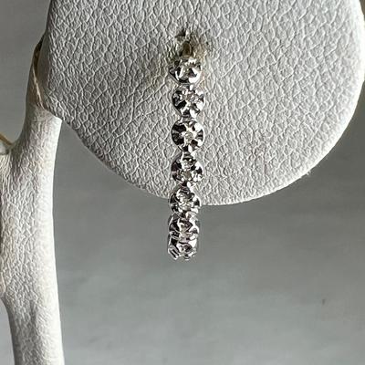 Five Diamond 14K Gold Ring Plus Earrings (PB2-RG)