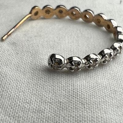 Five Diamond 14K Gold Ring Plus Earrings (PB2-RG)