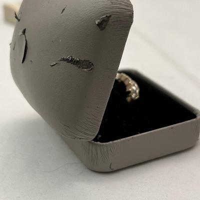 Five Diamond 14K Gold Ring Plus Earrings (PB2-RG)