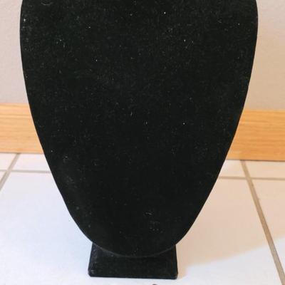 Black Velvet Necklace Stand and Ring Sizers
