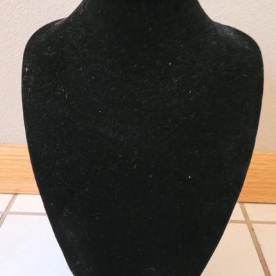 Black Velvet Necklace Stand and Ring Sizers