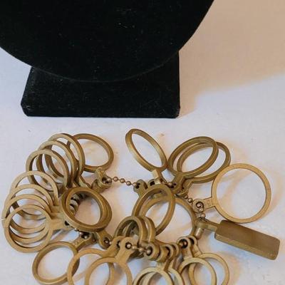 Black Velvet Necklace Stand and Ring Sizers