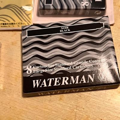 Mixed Lot Waterman Cartridges, Art Pen Ink, etc.