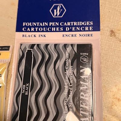 Mixed Lot Waterman Cartridges, Art Pen Ink, etc.
