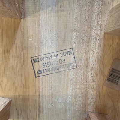 Trio of Wooden Stools (D-MG)