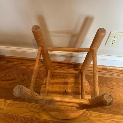 Trio of Wooden Stools (D-MG)