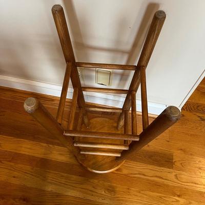 Trio of Wooden Stools (D-MG)