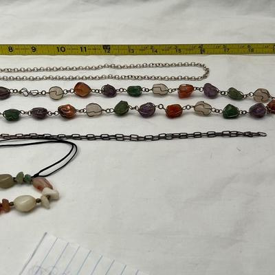 Stone Beaded Necklaces & More (PB2-RG)