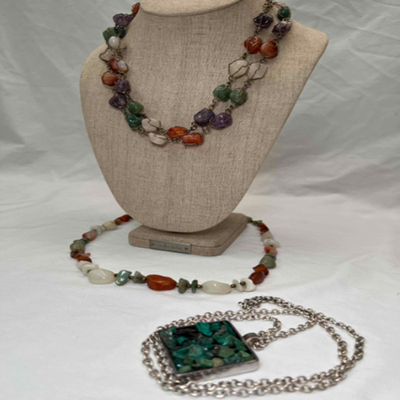 Stone Beaded Necklaces & More (PB2-RG)