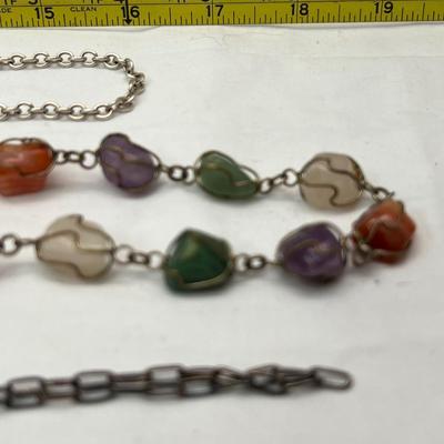 Stone Beaded Necklaces & More (PB2-RG)