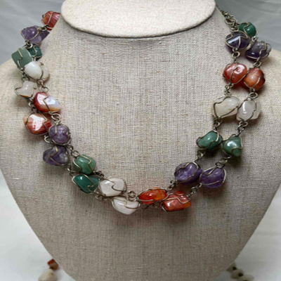 Stone Beaded Necklaces & More (PB2-RG)