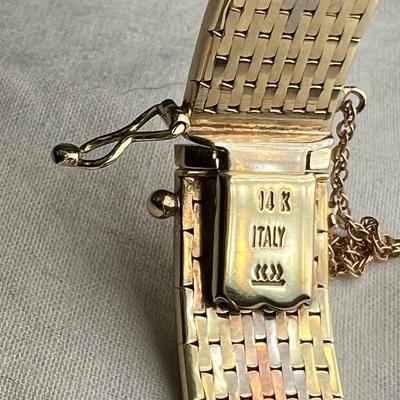 14K Gold Bracelet - Tri-Colored (PB2-RG)