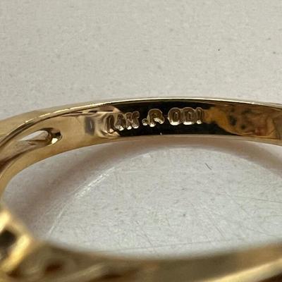 14K Gold Diamond Cluster Ring (PB2-RG)