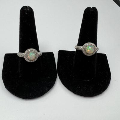 Opal Pendants, Rings and Bracelets on 925 w/ 14K (B3-MK)