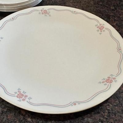 Corelle English Breakfast Pattern Dinner Plates, Bread Plates & Bowls