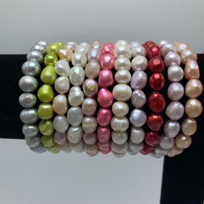 Multi-Colored Freshwater Pearl Jewelry w/ 925 (B3-HS)