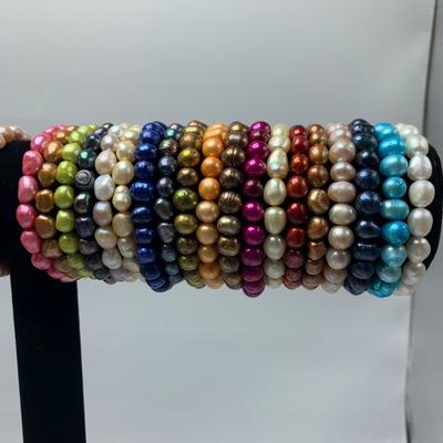 Multi-Colored Freshwater Pearl Jewelry w/ 925 (B3-HS)