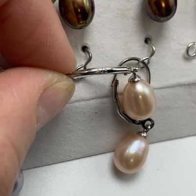 Multi-Colored Freshwater Pearl Jewelry w/ 925 (B3-HS)