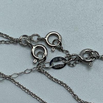 Sterling Silver Rhinestone Cross Jewelry (B3-HS)