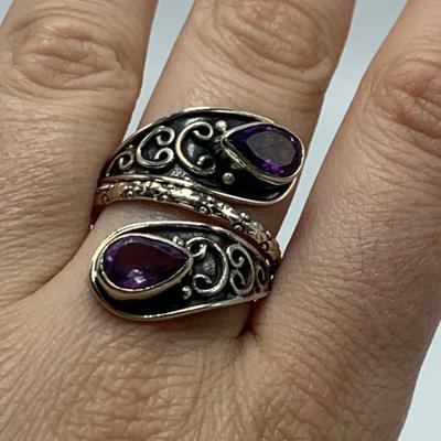 Amethyst Jewelry on 925 & 14K (B3-HS)