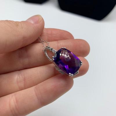 Amethyst Jewelry on 925 & 14K (B3-HS)