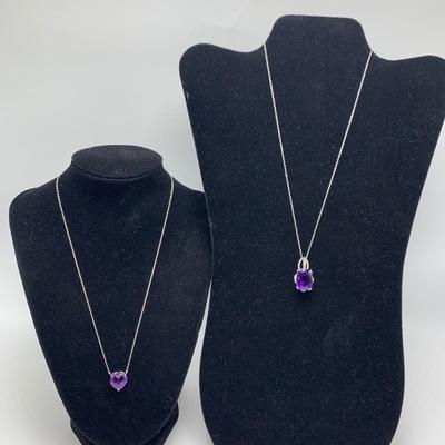 Amethyst Jewelry on 925 & 14K (B3-HS)