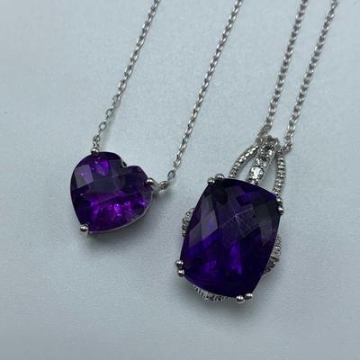 Amethyst Jewelry on 925 & 14K (B3-HS)