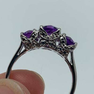 Amethyst Jewelry on 925 & 14K (B3-HS)