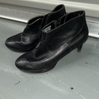Leather Upper Rockport Black Boots