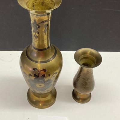 Vintage Brass Vases