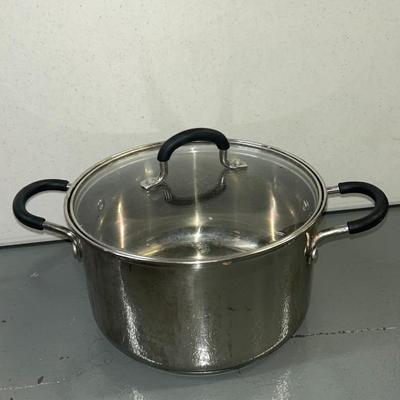 Stainless Steel Pots and Mixing Bowls