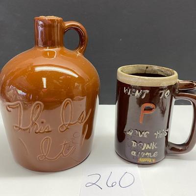 Wet Your Whistle Mug and This is it Jug