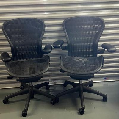 Aeron Office Chairs (2)