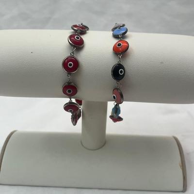 Sterling Evil Eye Bracelets (PB2-MG)