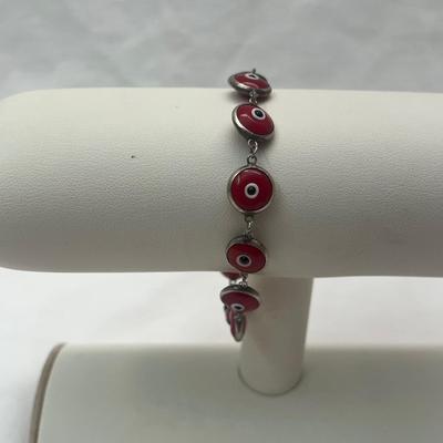 Sterling Evil Eye Bracelets (PB2-MG)