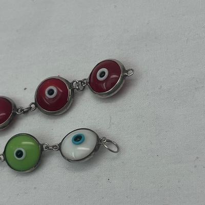 Sterling Evil Eye Bracelets (PB2-MG)
