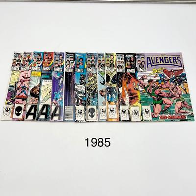 MARVEL COMICS ~ The Avengers ~ 1980's ~ Lot of 78 Comic Books