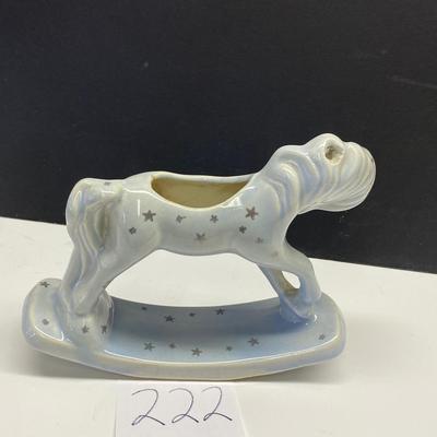 Vintage Rocking Horse Planter