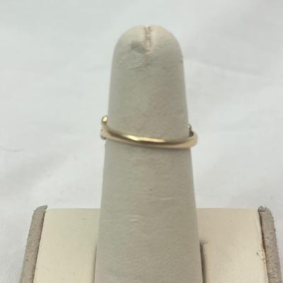 14K Ring With Jade Colored Stone (PB2-MG)