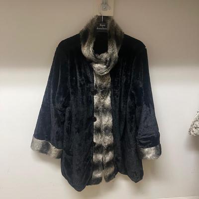 Dennis Basso Faux Fur Coats & More Size-XL (PC1-MG)