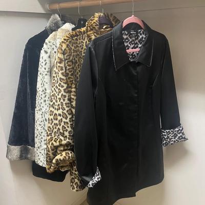 Dennis Basso Faux Fur Coats & More Size-XL (PC1-MG)