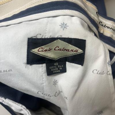 L.L. Bean, Club Cabana & More Men's Trousers & Shorts, Size 40/XL (PC1-MG)