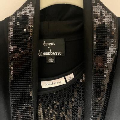 Ladies Black Clothing by Chicos, Bob Mackie & More, Size XL (PC1-MG)