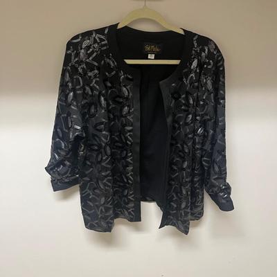 Ladies Black Clothing by Chicos, Bob Mackie & More, Size XL (PC1-MG)