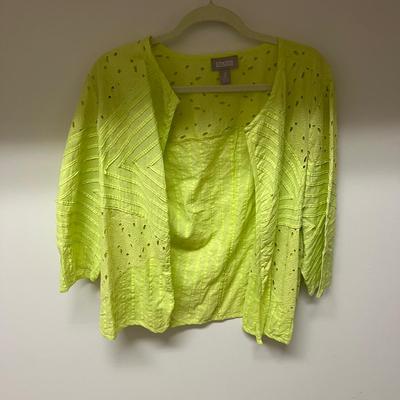 Neiman Marcus, Christian Dior, Chicos & More Ladies Tops & Jackets, Size L/XL (PC1-MG)