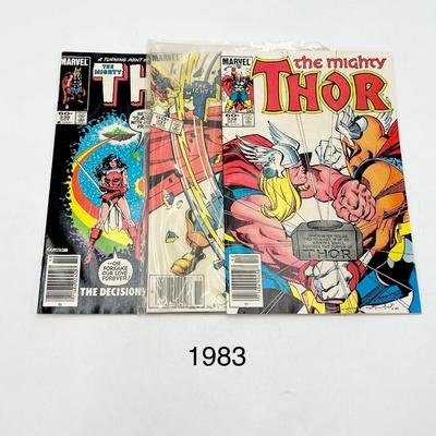 MARVEL COMICS ~ Thor ~ 1980's ~ Lot of 78 Comic Books