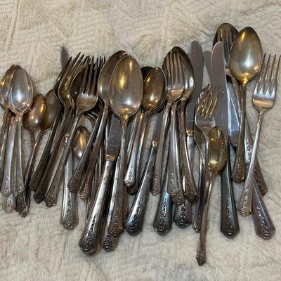 HOLMES and EDWARDS ILAID stainless silverware