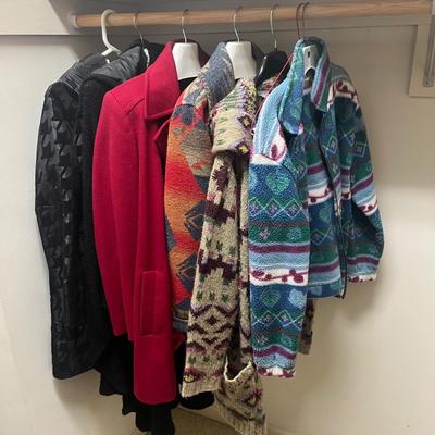 Womenâ€™s Sweaters & Jackets Size M, Incl. Pendleton Wool & More (EW-MG)