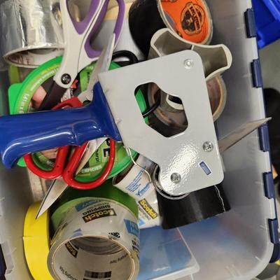 Packing Tape and Scissors