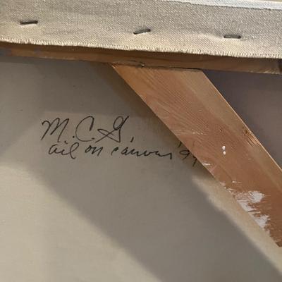 Mary Charles Griffin Oil on Canvas Paintings (LR-MG)